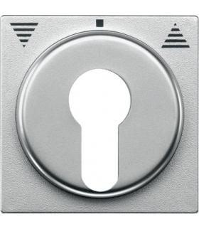 Merten Płytka centralna System M żaluzjowy obrotowy na klucz aluminium