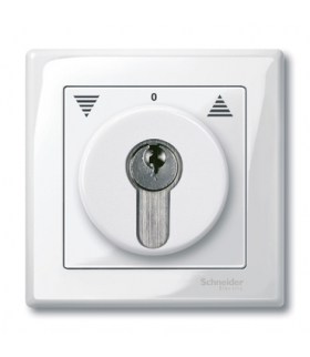 Merten Płytka centralna System M łącznika na klucz DIN biały polarny