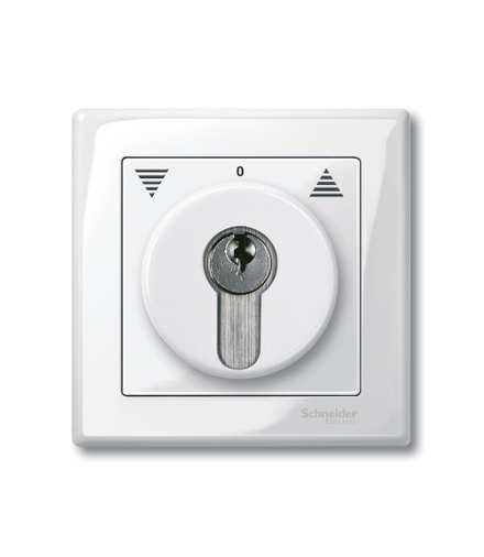 Merten Płytka centralna System M łącznika na klucz DIN biały polarny