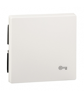 Merten Klawisz System M pojedynczy z oznaczeniem ''klucz'' biały polarny