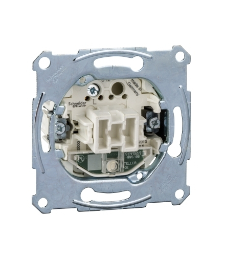 Merten mechanizm łącznika pojedynczego 1-biegunowego z sygnalizacją załączenia, podtynkowy, zaciski śrubowe