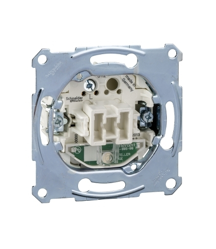 Merten Mechanizm łącznika schodowego podświetlenie zacisk śrubowy 250VAC 16A