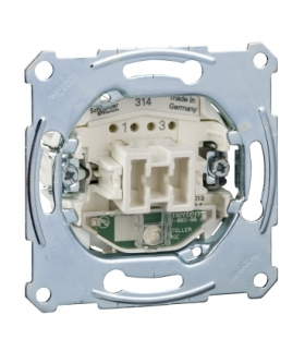 Merten mechanizm łącznika 2-biegunowego z sygnalizacją załączenia, podtynkowy, zaciski bezśrubowe MTN3602-0000