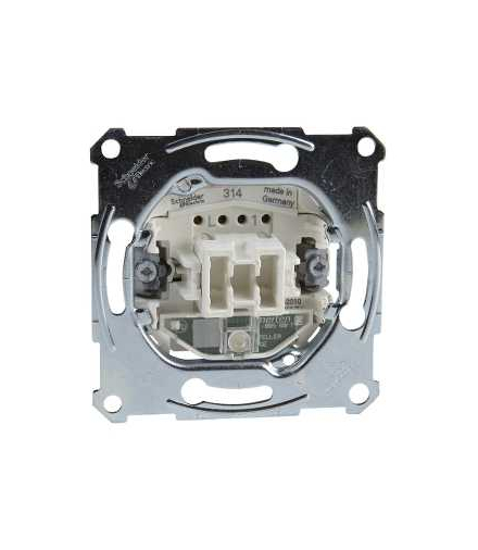 Merten mechanizm łącznika schodowego z sygnalizacją załączenia, podtynkowy, zaciski bezśrubowe MTN3606-0000