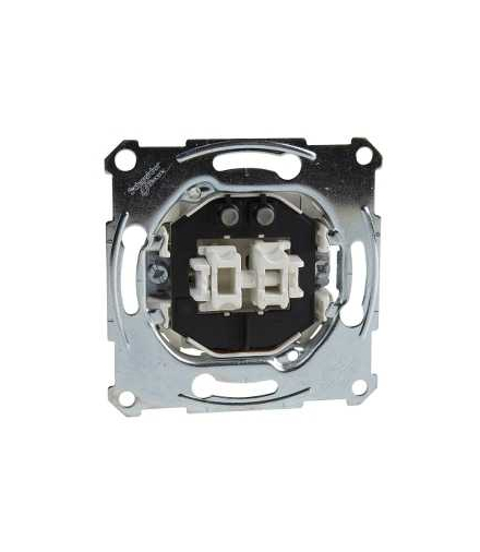 Merten mechanizm łącznika świecznikowego z podświetleniem, podtynkowy, zaciski bezśrubowe