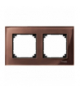 Merten Ramka M-Elegance szkło podwójna mahoniowy
