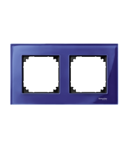 Merten Ramka M-Elegance szkło podwójna szafirowy