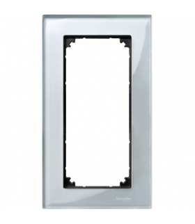 Merten Ramka M-Elegance szkło podwójna bez poprzeczki diamentowy