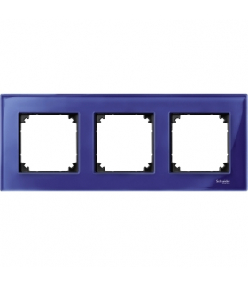 Merten Ramka M-Elegance szkło potrójna szafirowy