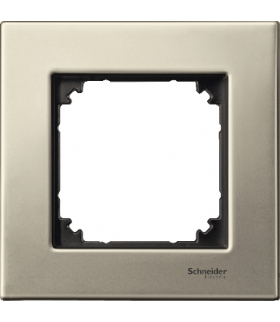 Merten Ramka M-Elegance metal pojedyncza tytanowy