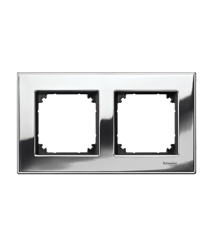 Merten Ramka M-Elegance metal podwójna chrom