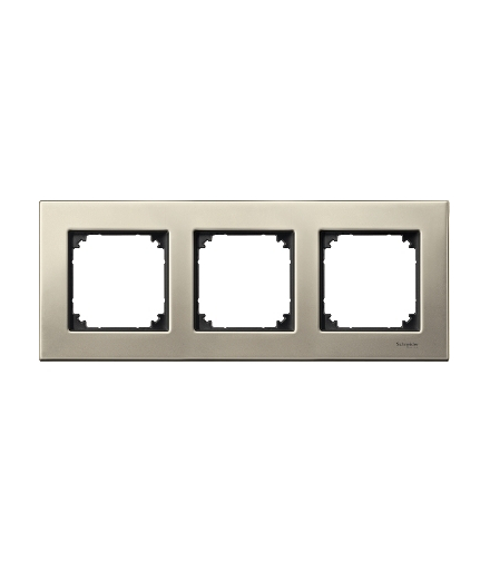 Merten Ramka M-Elegance metal potrójna tytanowy