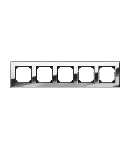 Merten Ramka M-Elegance metal pięciokrotna chrom