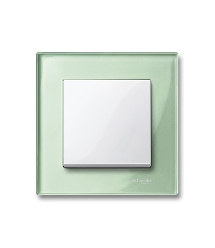 Merten Ramka M-Elegance szkło pojedyncza szmaragdowy