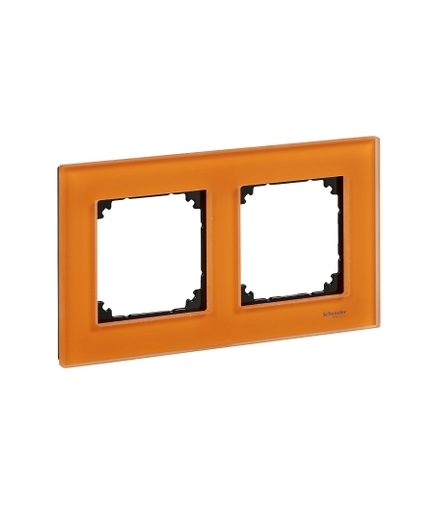 Merten Ramka M-Elegance szkło podwójna kalcytowy