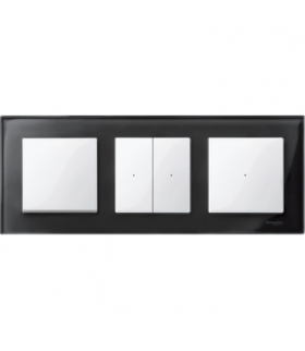 Merten Ramka M-Elegance szkło potrójna onyksowy