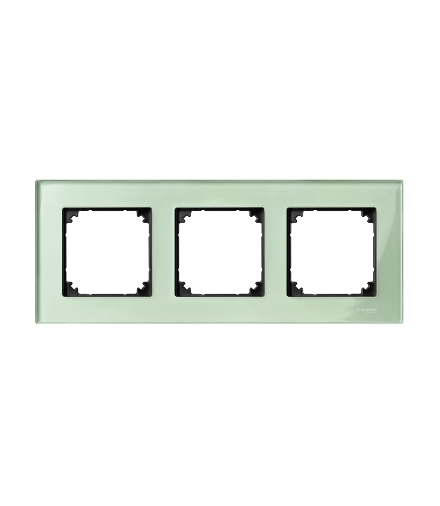 Merten Ramka M-Elegance szkło potrójna szmaragdowy