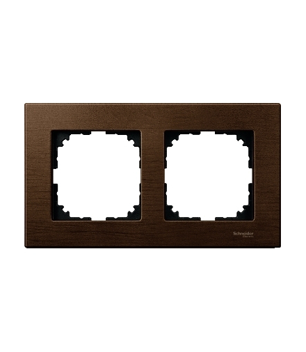 Merten Ramka M-Elegance Drewno podwójna orzech