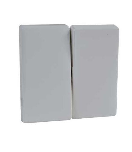 Merten Klawisz System D podwójny biały polarny