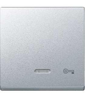 Merten Klawisz z lampką sygnalizacyjną i oznaczeniem „klucz”, aluminium, system M