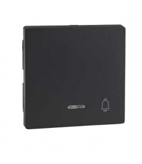 Merten Klawisz pojedynczy z oznaczeniem dzwonek z lampką sygnalizacyjną antracyt Sys. M