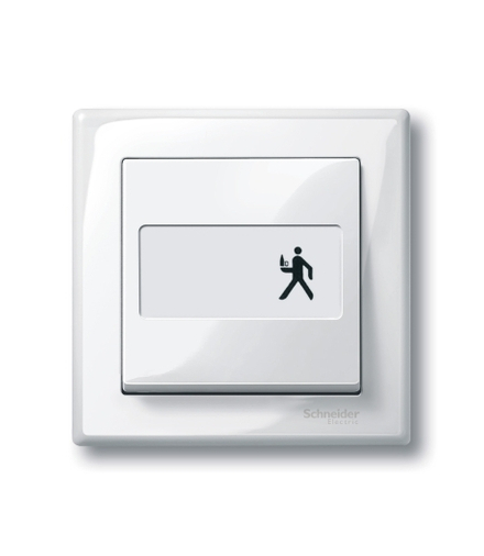 Merten Klawisz System M pojedynczy z polem opisowym kremowy