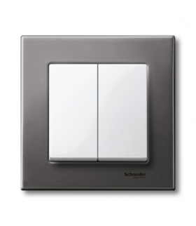 Merten Klawisz System M podwójny biały polarny