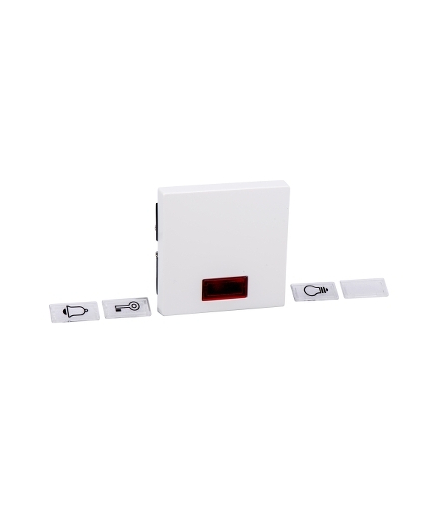 Merten Klawisz System M pojedynczy z dużym okienkiem biały active