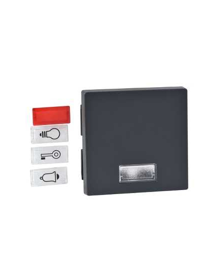 Merten Klawisz System M pojedynczy z dużym okienkiem antracytowy