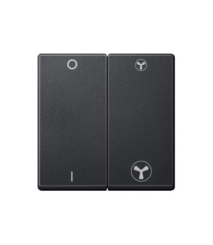 Merten Klawisz System M łącznika wentylatora antracytowy