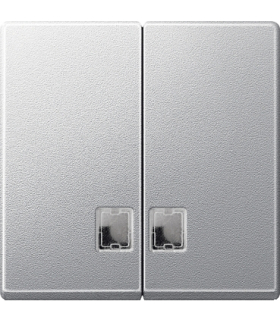 Merten Klawisz System M podwójny duże okienko aluminium