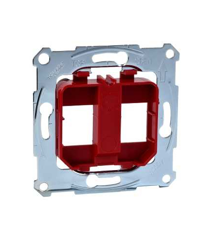 Merten płytka montażowa gniazd modułowych, czerwony