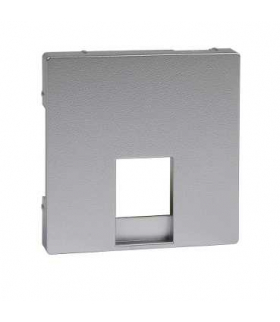 Merten Płytka centralna mechanizmu gniazda telefonicznego RJ11/RJ12, aluminium Sys M