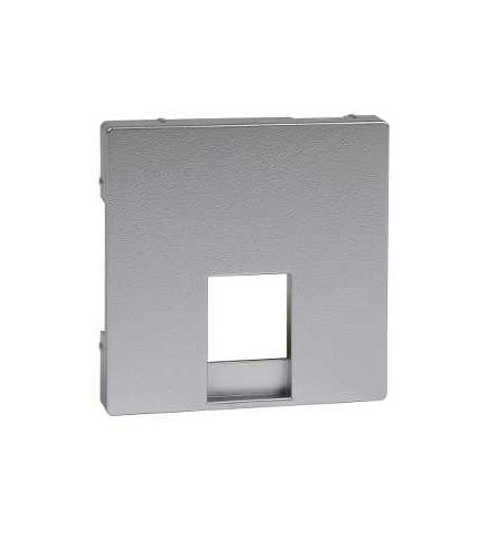 Merten Płytka centralna mechanizmu gniazda telefonicznego RJ11/RJ12, aluminium Sys M