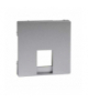 Merten Płytka centralna mechanizmu gniazda telefonicznego RJ11/RJ12, aluminium Sys M