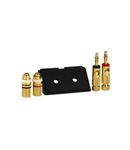 Merten Akcesoria wypustu kablowego adapter dwa złącza audio typu hi-fi