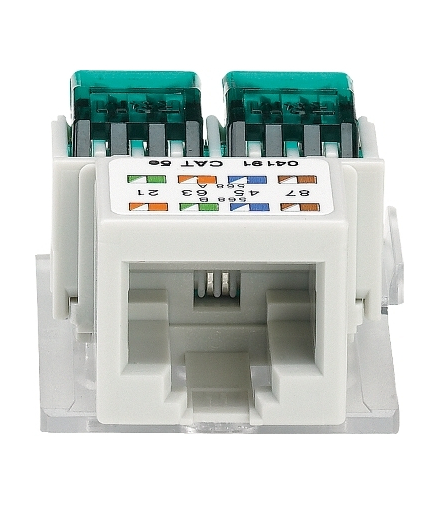 Merten Moduł przyłączeniowy nieekranowany Reichle & De-Massari, kat. 5e, 1xRJ45/u