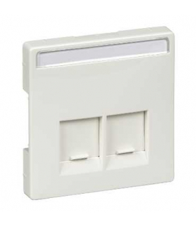 Merten Płytka centralna gniazd 2XRJ45,SE, B.P.S.D.