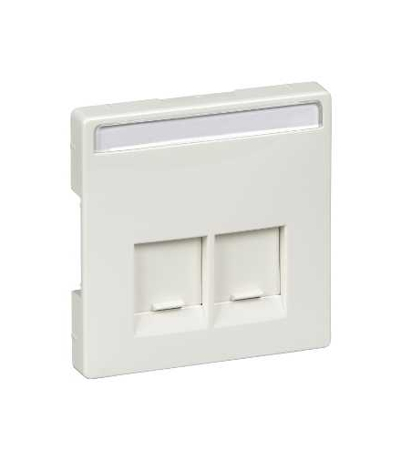 Merten Płytka centralna gniazd 2XRJ45,SE, B.P.S.D.