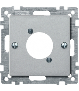 Merten Płytka centralna złącza audio XLR, aluminium, system M