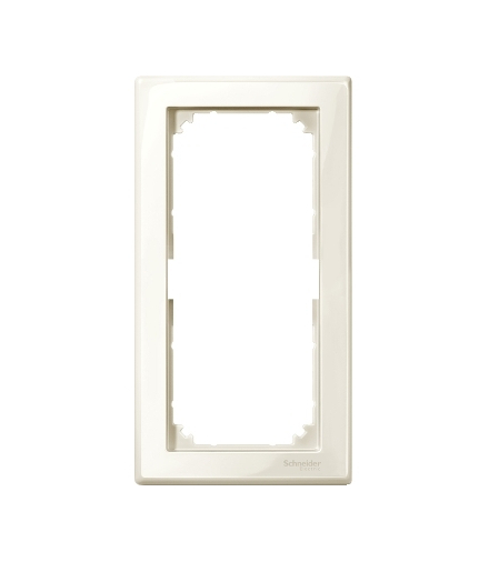 Merten Ramka M-Smart podwójna bez poprzeczki kremowy