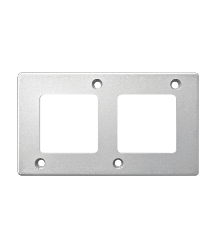 Merten Wandaloodporny - Ramka podwójna aluminium