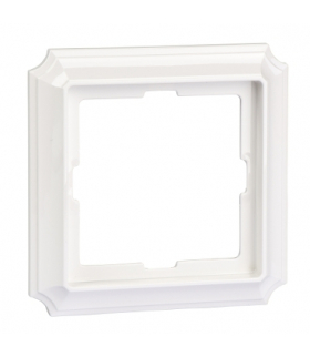 Merten Ramka Antique pojedyncza biały polarny