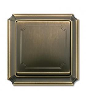 Merten Ramka Antique pojedyncza mosiądz antyk