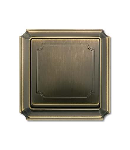 Merten Ramka Antique pojedyncza mosiądz antyk
