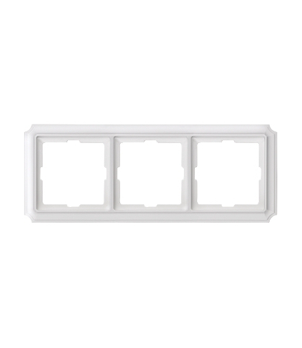Merten Ramka Antique potrójna biały polarny