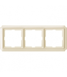 Merten Ramka Antique potrójna kremowy