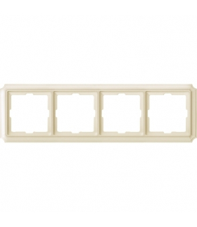 Merten Ramka Antique czterokrotna kremowy