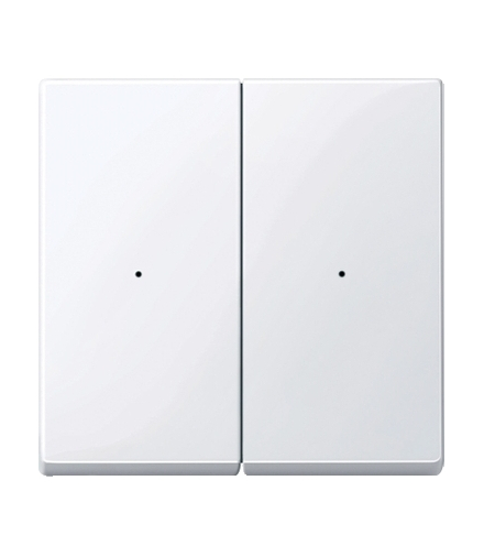 Merten Connect Klawisz System M podwójny nadajnik 4-kanałowy biały active