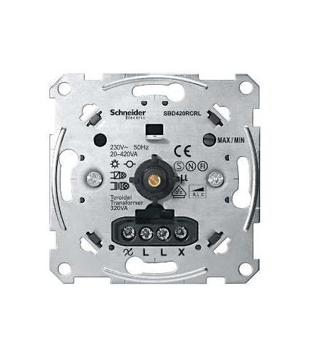 Merten Mechanizm ściemniacza obrotowy R,L,C 230VAC 20-420VA